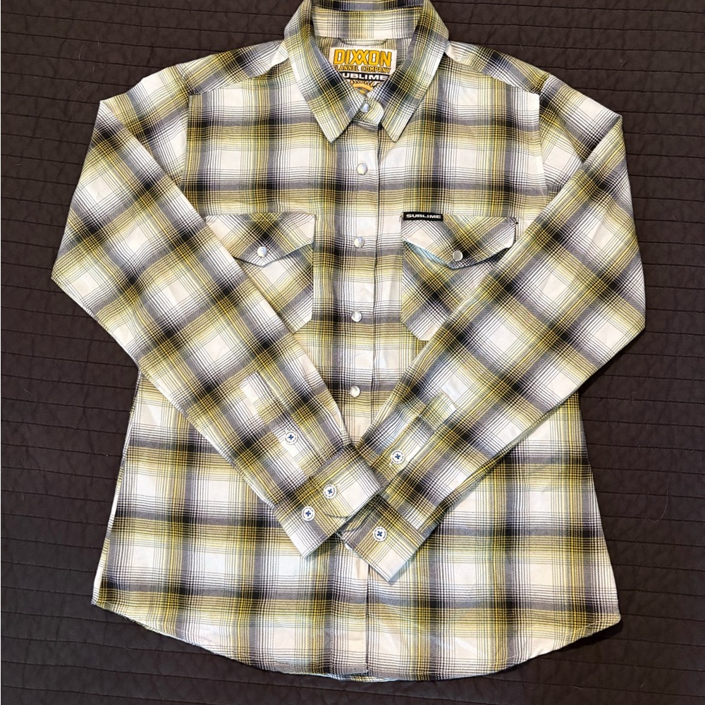Dixxon Flannel Co x Sublime Plaid Long Sleeve Shirt - Small - Great Condition
